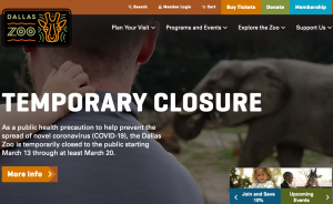 Dallas Zoo Temporarily Closed